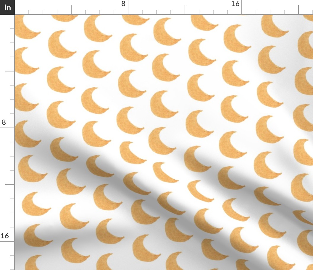 Moon Crescent - Straight Pattern - White-01