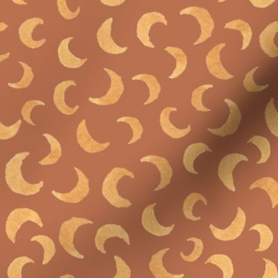 Moon Crescent -  Sienna Brown - Small