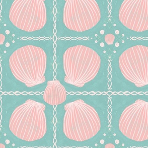 Seashells and Pearls Pattern (large)