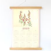 Snapdragon tea towel calendar