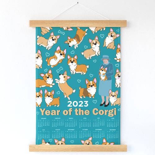 2023 YEAR OF THE CORGI BLUE