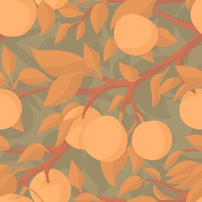 Pattern of an apple tree