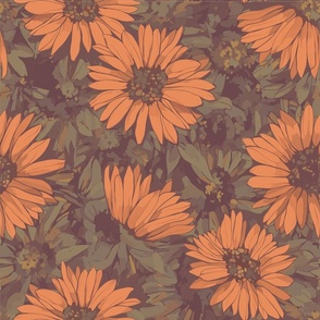 pattern of daisies