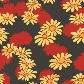 pattern of daisies