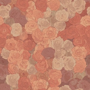 pattern of roses