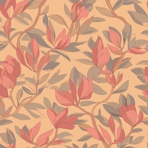 pattern of magnolia