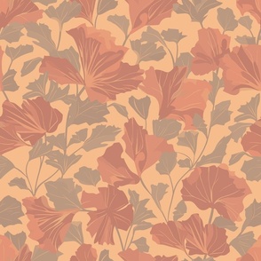 pattern of hibiscus flowers