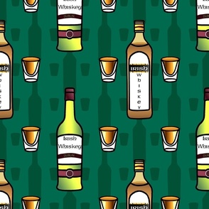 Irish Whiskey (large scale Bottle Green) 