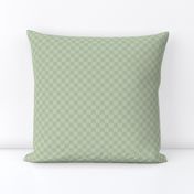 Celadon Green Checkerboard, Small Scale, Celadon Green Checkers 