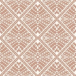 Batik Bandana - Mocha Rose