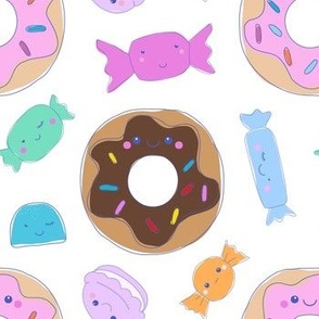 Kawaii Candies + Donuts