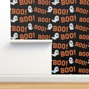 Halloween Boo Ghost Pattern Halloween Fabric