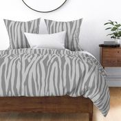 Simple Zebra Stripe Design In Warm Grey