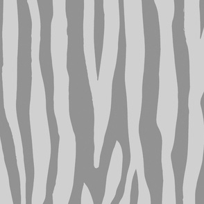 Simple Zebra Stripe Design In Warm Grey