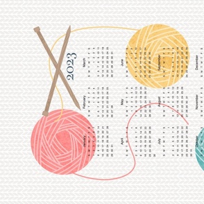 Knitting Calendar 2023 Light