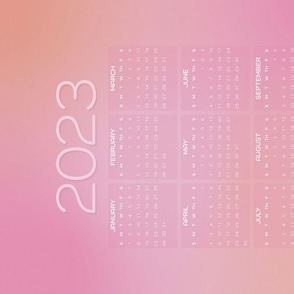Pretty in Pink 2023 Calendar