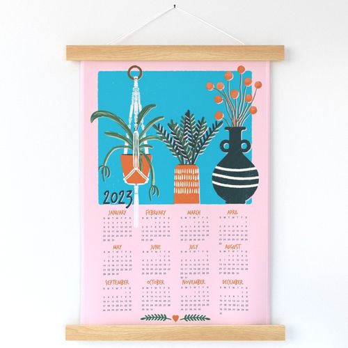 2023 calendar - plant window