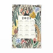 Flower jungle 2023 calendar