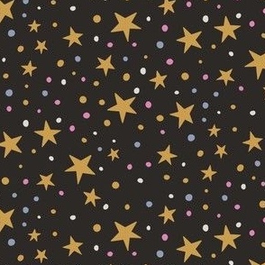 Stars and Dots on Black