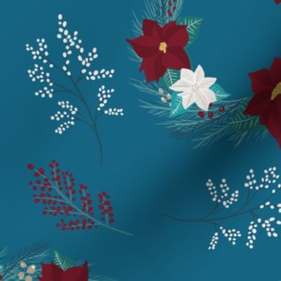 Winter Poinsettia Wreaths
