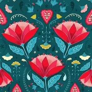 Ukrainian Folk Florals