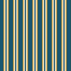Favorite Things - Stripes on Spice - Wheat, Steel Blue, Marigold - 175773, bc1d00, ffb13a