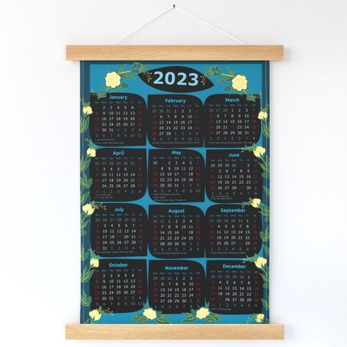 2023 calendar wall hanging