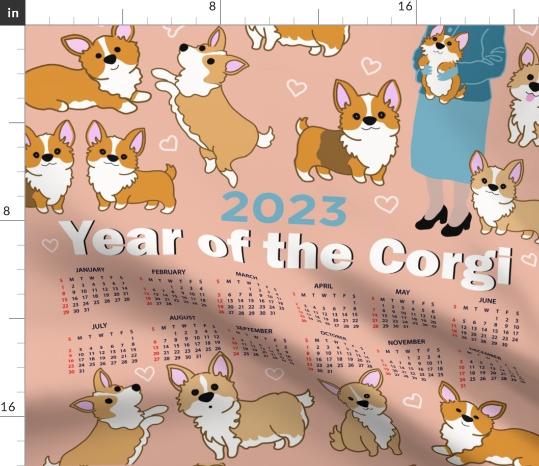 2023 YEAR OF THE CORGI BLUSH