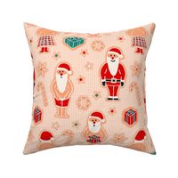 Santa doesn‘t know what to wear - bright christmas 10.5 inch (12inch wallpaper)