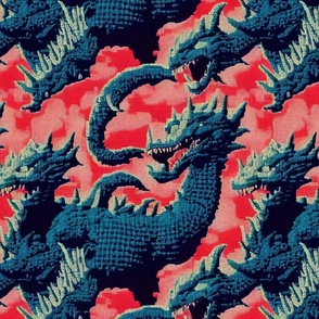 Crochet dragon