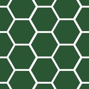 Dark Green Honeycombs