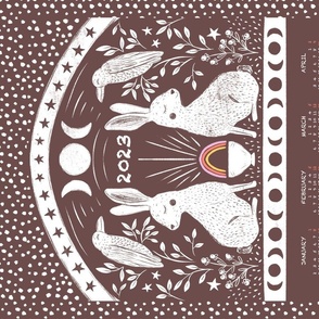 2023 Rabbit and Raven Calendar, Cocoa