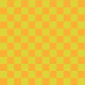 Traditional Cheecker - yellow and orange