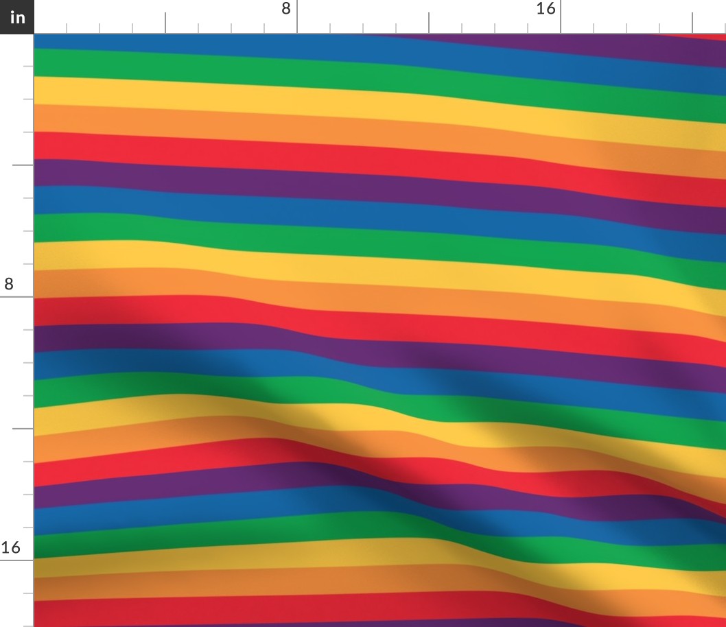 Gay Pride Rainbow â€“ horizontal