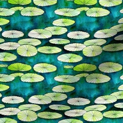 Lily Pads Watercolour Small 