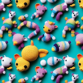 Crocheted toy animals 1