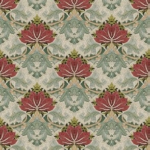 1900 William Morris Floral Embroidery