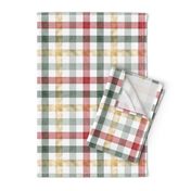 Christmas Gingham 1 inch