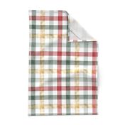 Christmas Gingham 1 inch