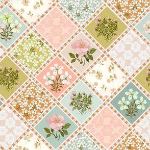 Vintage Floral Patchwork small 