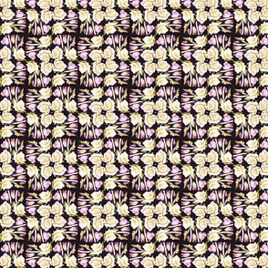 Pink and Yellow Rose Garden Weave