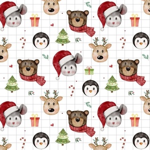 Christmas Friends//Grid - Large