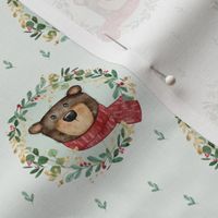 Beary Christmas//Green - Small