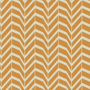 Abstract Wavy Lines in Mustard yellow and muted colours 