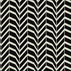 Abstract Wavy lines in black and white - Modern design