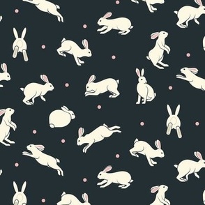 Just Rabbits - Slate Gray - s