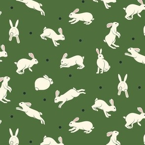 Just Rabbits - Sap Green - s