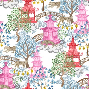 Party Leopards in Pagoda Forest Caroline 211c Pinks Ruth copy