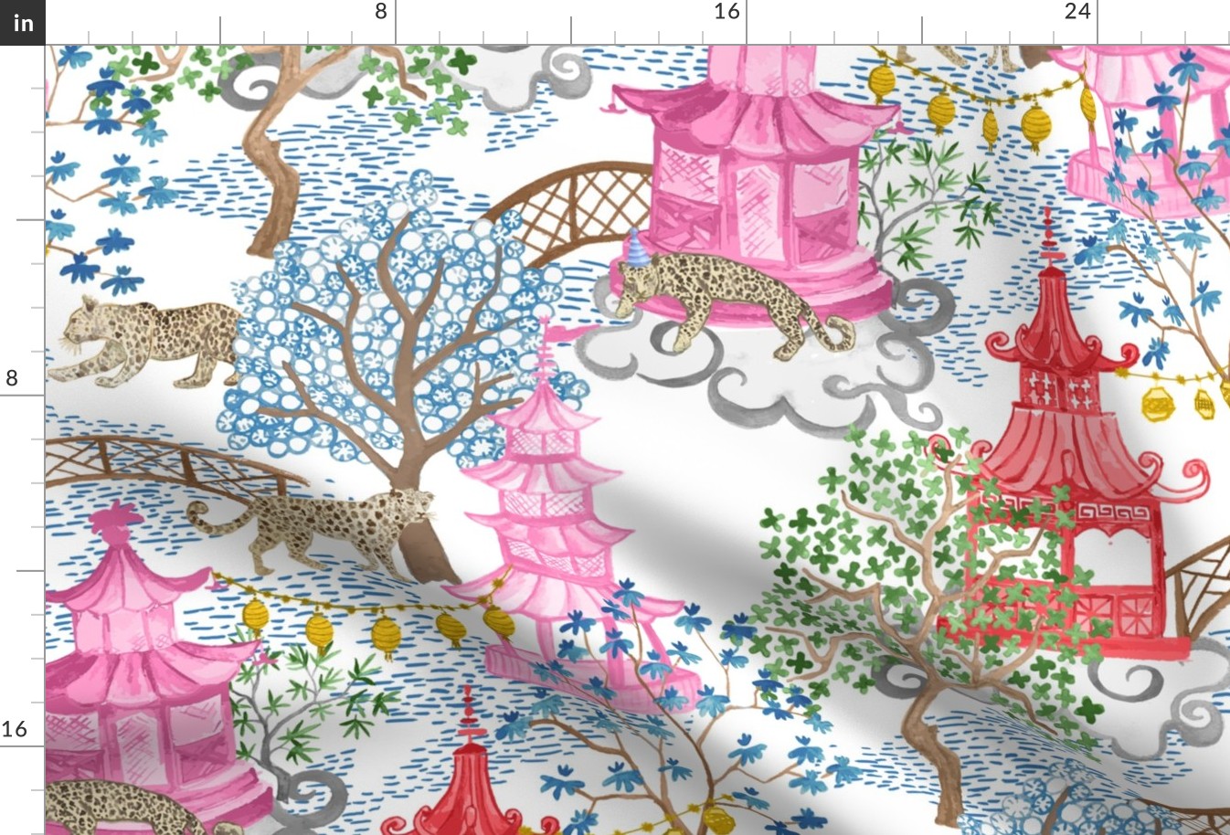 Party Leopards in Pagoda Forest Caroline 211c Pinks Ruth copy