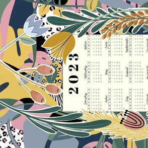 Wild 2023 calendar/tea towel